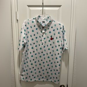 Sideline Provisions Guns Up Cactus / Desert Polo - Mens Large